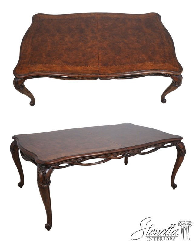 L72702: HENREDON French Style Walnut Dining Room Table