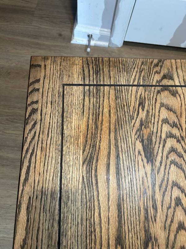 Vintage Solid Wood Side Table w/ Barley Twist Legs, 24”x24”x14.5” Rustic Look gallery