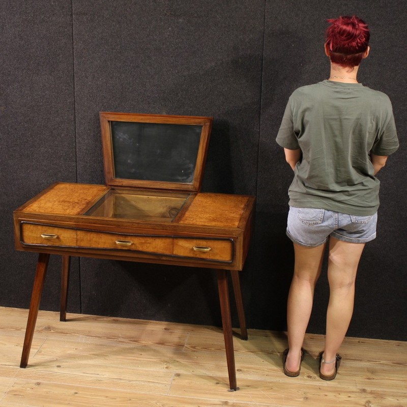 Console with mirror Italian dressing table desk design furniture 20th century gallery