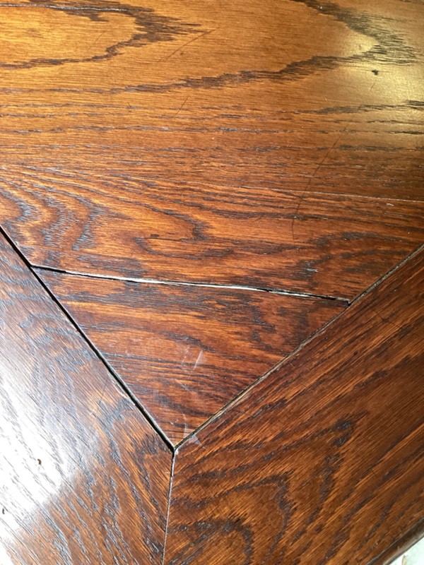 Antique French Provincial Parquetry Dining Table 1800’s Stunning gallery