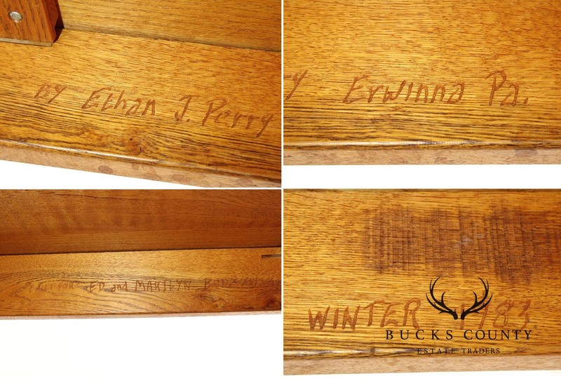 Ethan J Perry Studio Crafted Oak Dining Table gallery