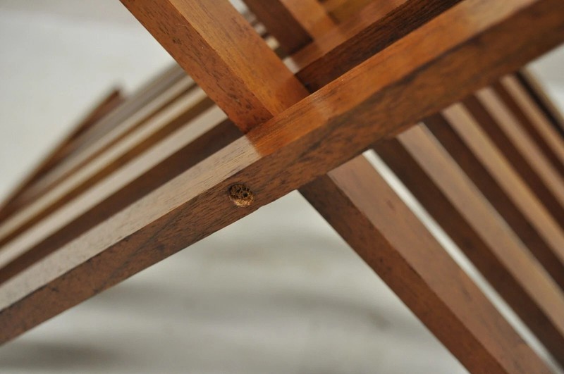 Stewart MacDougall Kipp Stewart Drexel Walnut Folding Campaign Table (B) gallery