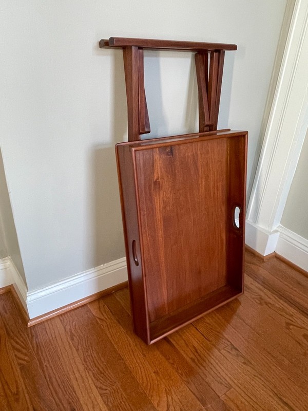 Signed Butler’s Tray on Stand in Mahogany, 19th-Century gallery
