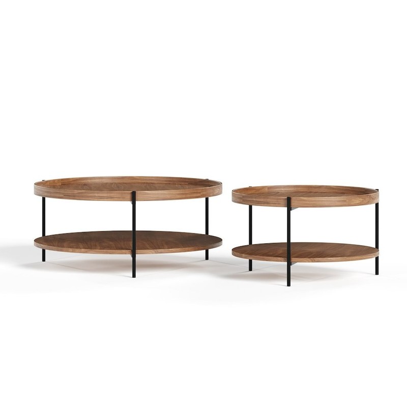Savoy - Modern Walnut Large Coffee Table gallery