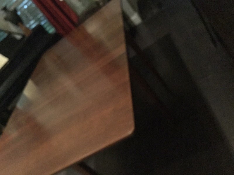 AUTHENTIC MCM KINDEL GRAND RAPIDS WALNUT DINNING FOLD DOWN TABLE / GATE LEGS gallery