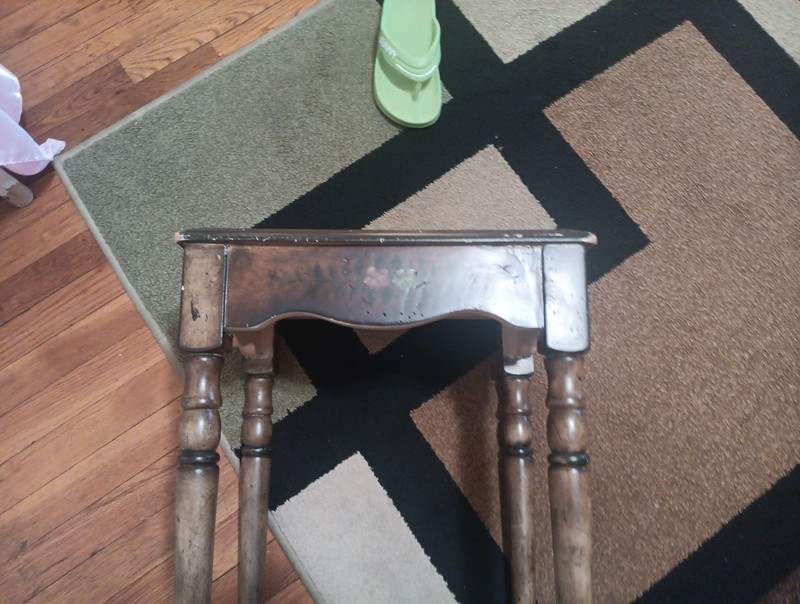 Small Vintage End Table 22"× 11"1/2 ×15 gallery