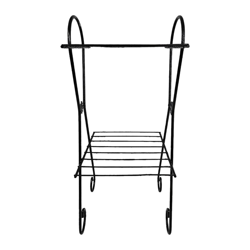 Vintage Metal Wire Table Plant Stand Atomic Starburst Mid-Century Modern Retro gallery