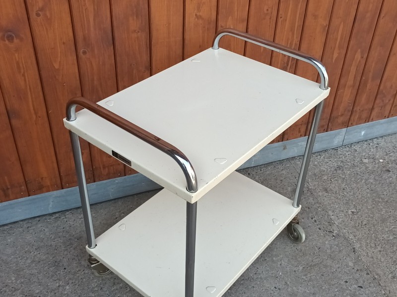 Mauser Serving Cart Tea Cart Doctor Cart 60s Table Side Table Metal gallery