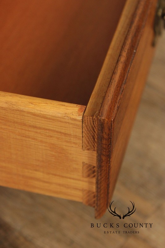 Pennsylvania House Solid Oak Two Tier End Table With Drawer gallery