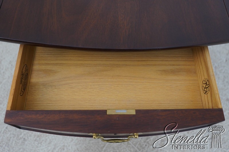 67769: HENKEL HARRIS SPNEA Chippendale Mahogany Pembroke Table gallery