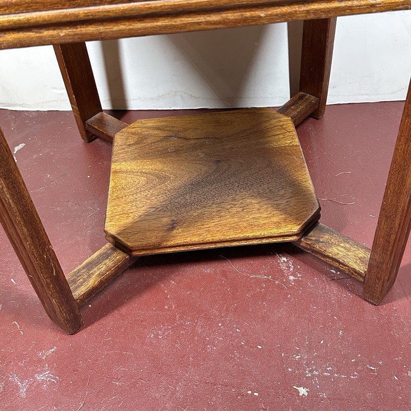 Vintage 1970's Tiled Side Table 19" x 19" x 18.5" gallery