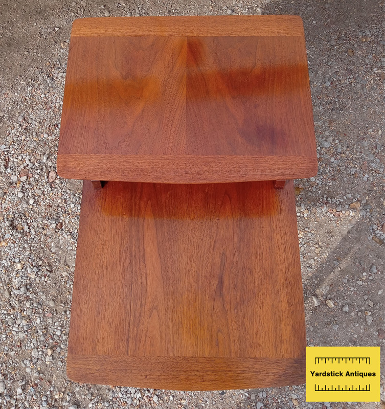 Mid Century Walnut Step End Table / Side Table (JLC-SET-19) gallery