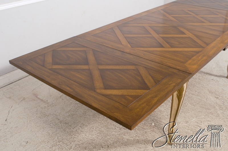 L67677: KARGES French Style Walnut Dining Room Table gallery