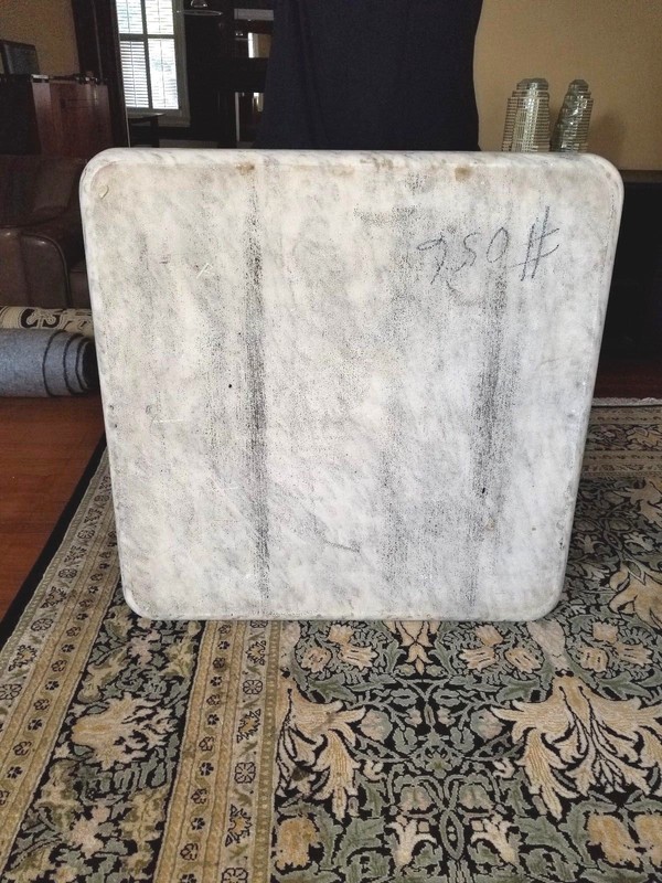 Vintage Mid-Century Modern Marble Top Table Highest Quality Marble Herman Miller gallery