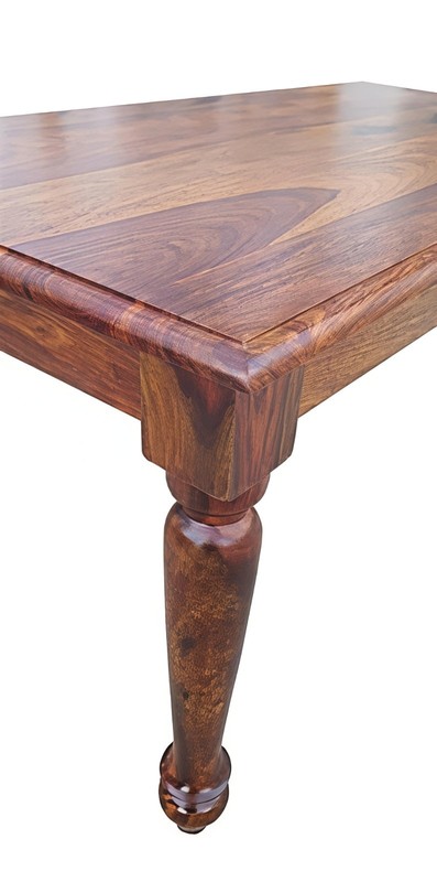 Solid Sheesham Wood Coffee Table Handmade Living Room Center Table Rustic Brown gallery