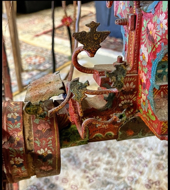 EXTREMELY RARE SICILIAN CARRETTO 1800s ORIGINAL WEDDING CART gallery