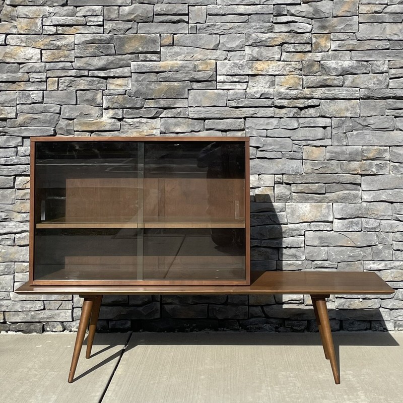 Paul McCobb for Planner Group Mid Century 1546 (60") Bench & 1519 Bookcase gallery