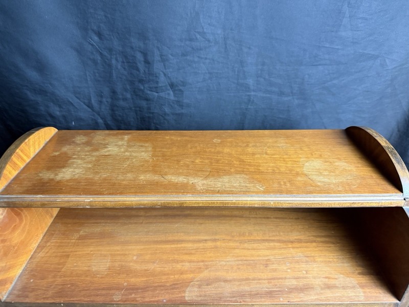 Robert W Irwin 3 Tier End Table With Original Hand Painted Art gallery