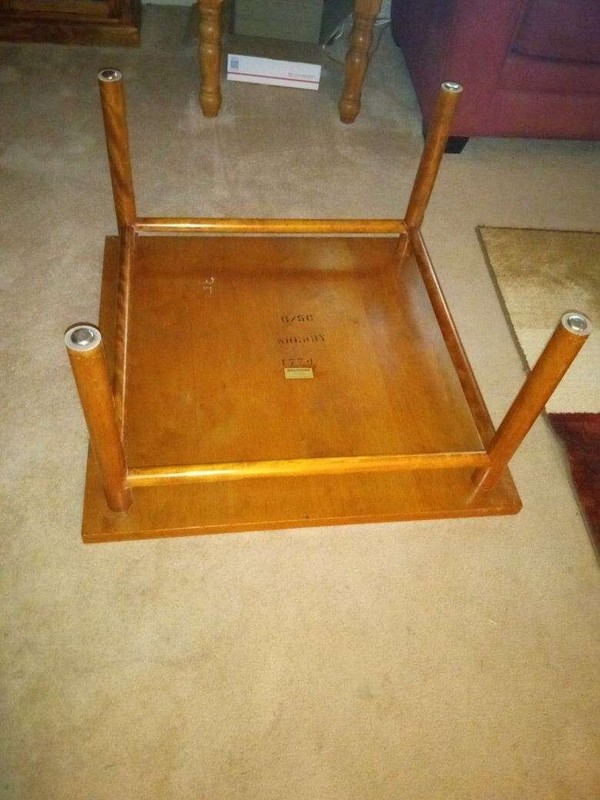 Widdicomb T.H. Robsjohn-Gibbings Marble Top Side Table Coffee End gallery