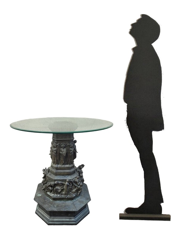 C Zocchi (after), Monument to Dante, Bronze Reduction, Late 19th / Early 20th…