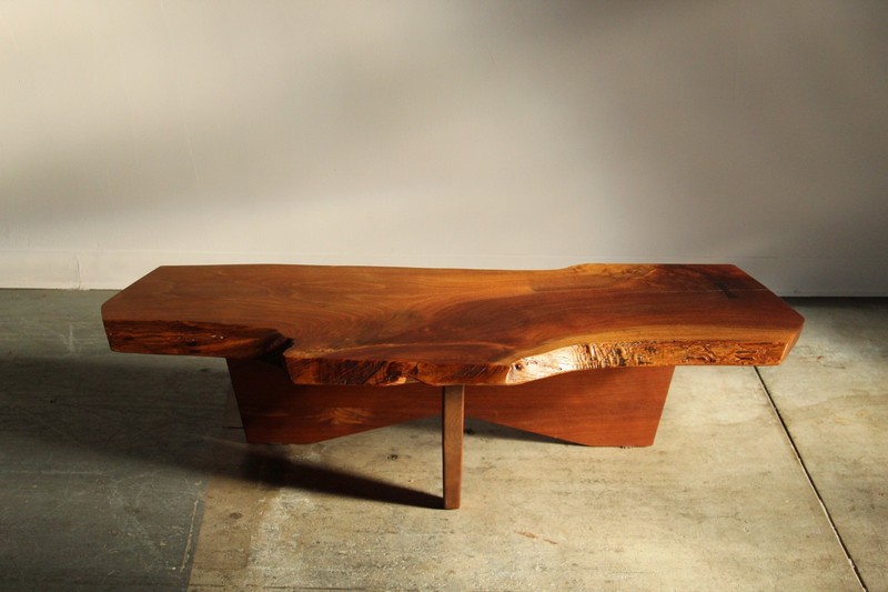 Live Edge Coffee Table by Gino Russo, 1970s gallery