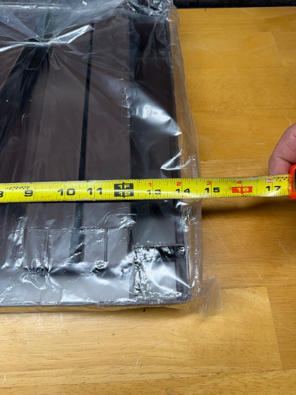 Vintage Plastic Parsons Table 14X14X14 Brown NOS Sealed gallery
