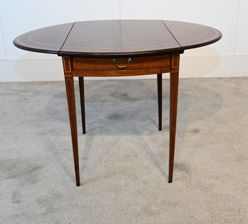 Sheraton Pembroke Table Drop Leaf Georgian 1790 gallery