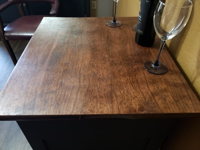 1800's Antique Table Cabinet & Wine Rack Early (1840-1880)'s American Colonial gallery