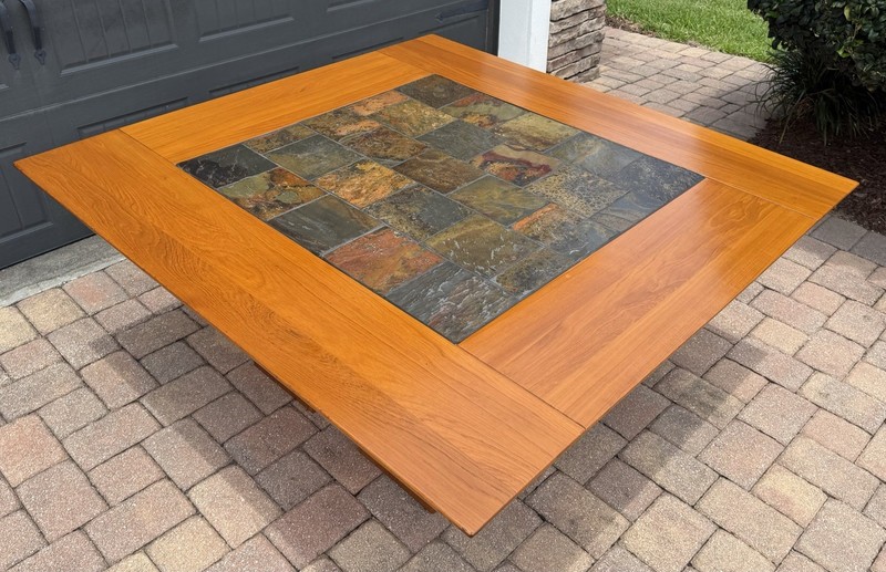 Large Teak Danish Mid Century Dining Table Maybe Gangsø Møbler, Nice Grain. gallery