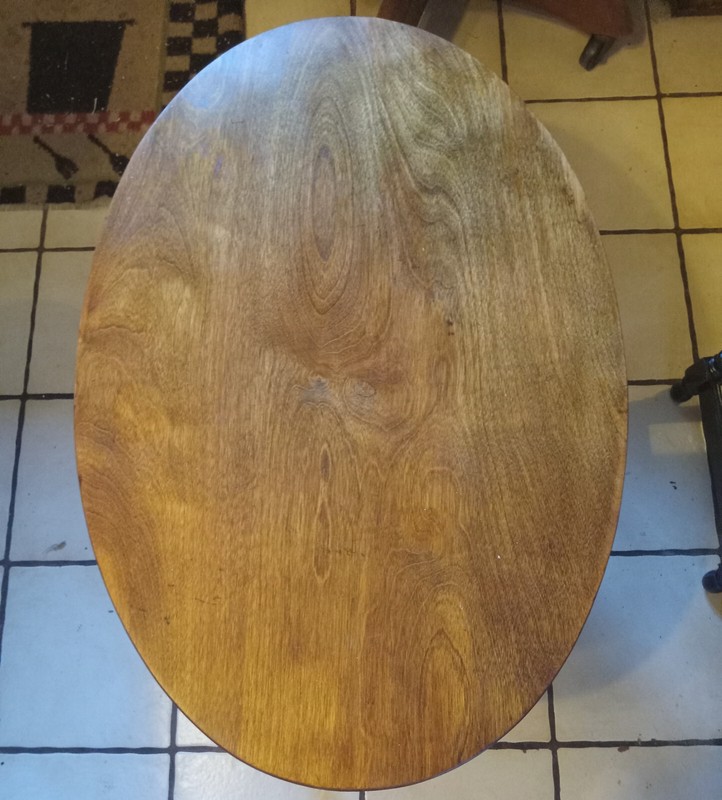 Mid Century Oval Cherry Coffee Table (CT382) gallery