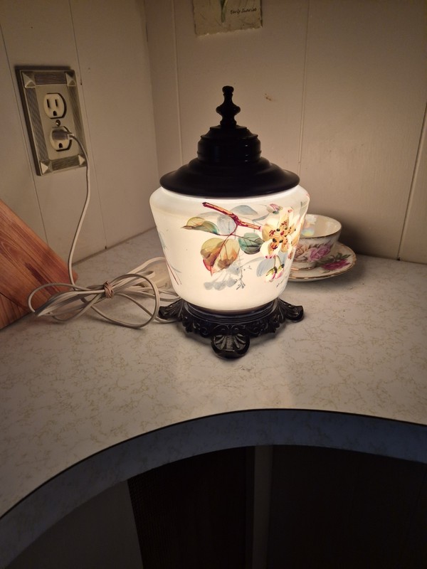 Vintage table lamp 1900's gallery
