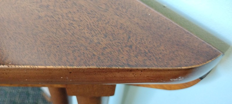 1971 Thomasville Triangular Gateleg Drop Leaf Occassional Side End Table Unique gallery