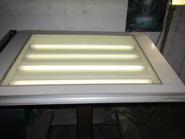 Hamilton Drafting Table Adjustable Lighting, Height and Tilt Graphic Arts USA gallery