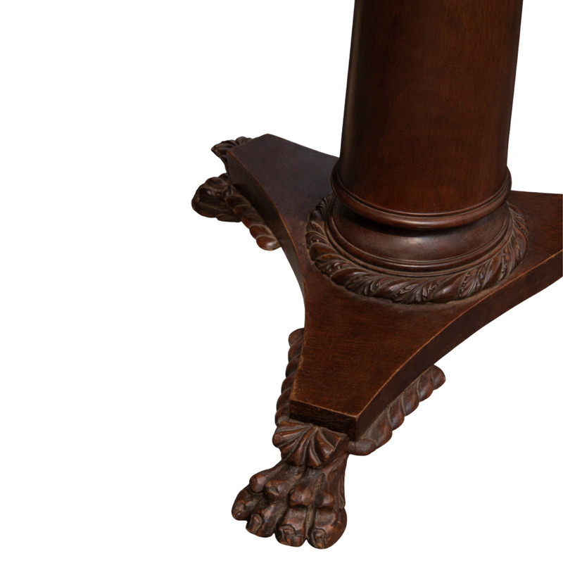 American Classical Mahogany Center Table Circa 1820 gallery