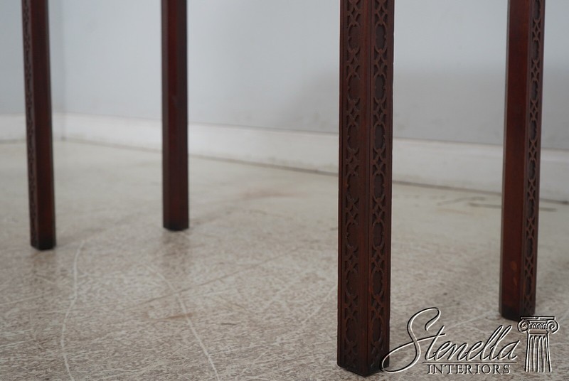 L68632: Chippendale Style Burl Walnut & Mahogany Sofa Table gallery