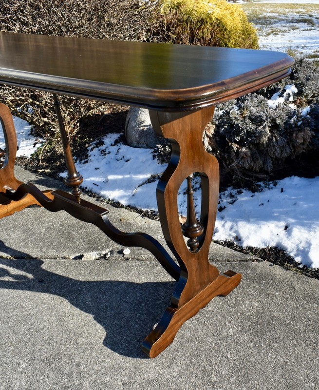 Vintage Walnut Jacobean Style Console/Sofa Table gallery