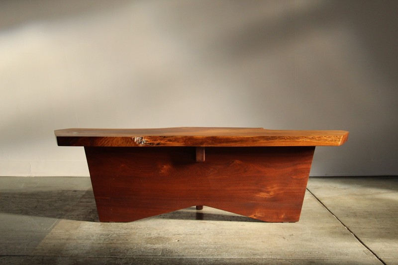Live Edge Coffee Table by Gino Russo, 1970s gallery