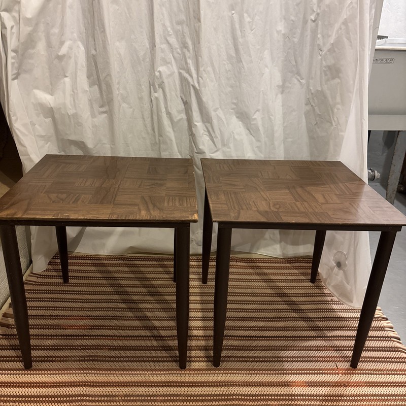 2 MCM small side tables gallery