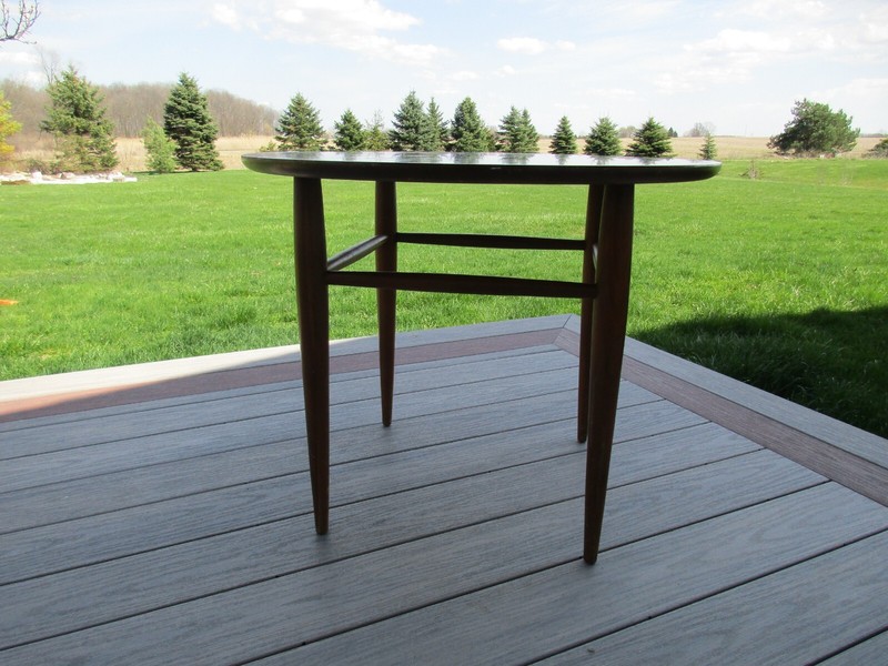 Mid Century Modern Circular Coffee Table by Mersman Furniture 8088 gallery