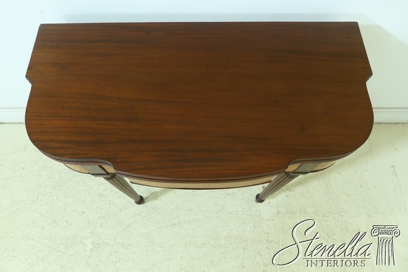 F53549: Period Antique Sheraton Mahogany & Birdseye Maple Games Table gallery