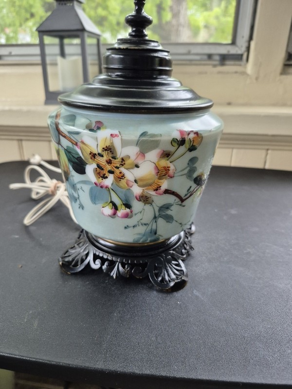 Vintage table lamp 1900's gallery