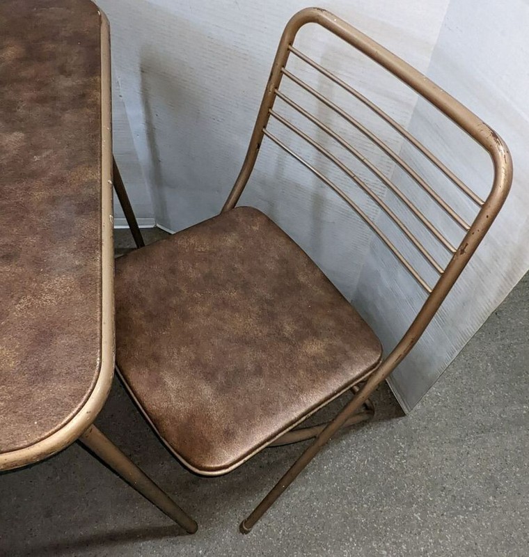 Cosco Vintage Folding Table & Chair Set. gallery