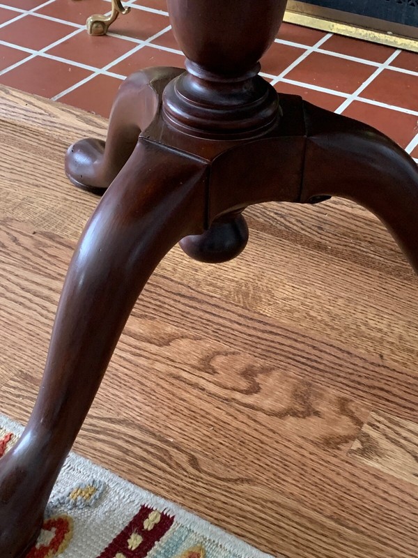 Antique Mahogany 3 Tier Table by Edwards & Sons - London, England gallery