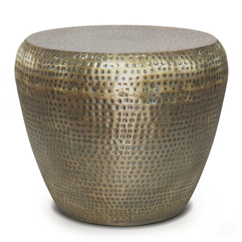 Simpli Home Preston 22 inch Wide Metal Side Table