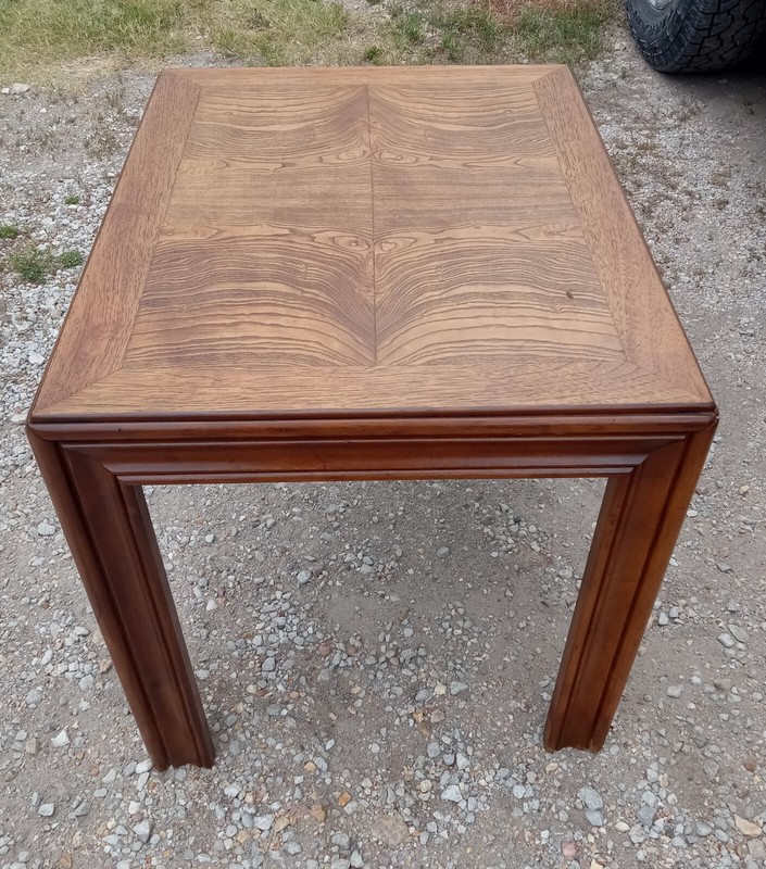 Mid Century Lane Oak Book Match Veneer End Table (LA-5) gallery