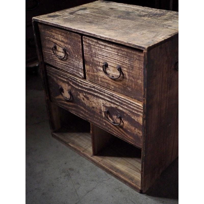 Japanese Edo Period Wabi-Sabi Drawer Koro-ten Exhibition Used gallery