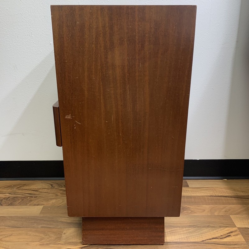 VTG 1950s Mid-Century Modern RWAY Solid Mahogany Wood 29" Side End Accent Table gallery