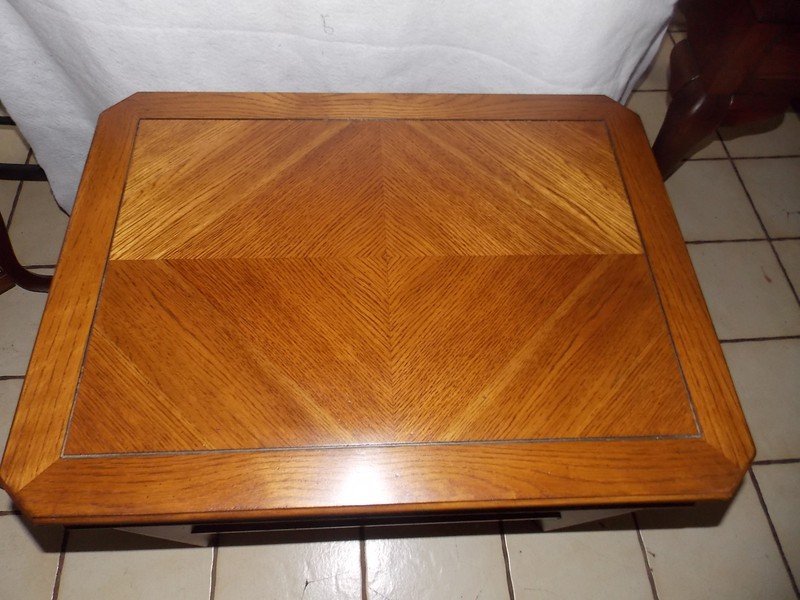 Oak Book Match Veneer End Table / Side Table by Lane (LA-11) gallery
