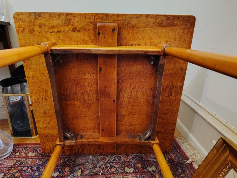 SALE--MCM SOLID Birdseye maple coffee table/ side table gallery