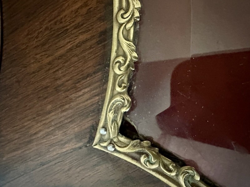 EXCEPTIONAL ANTIQUE FRENCH BIJOUTERIE DISPLAY TABLE gallery